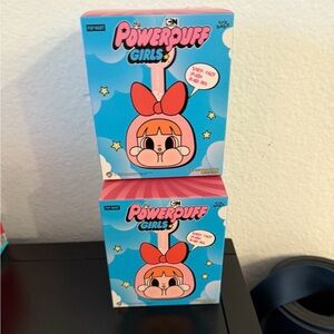 CRYBABY × Powerpuff Girls Series-Vinyl Face Plush SEALED POP MART set of 2